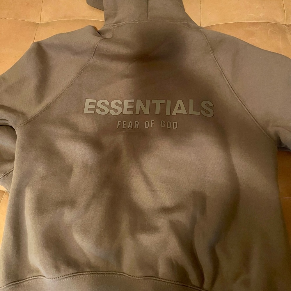 Fear of God Essentials Harvest Hoodie.
